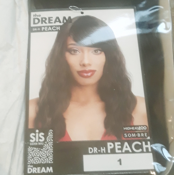 Zury Sis Synthetic The Dream Wig - DR H Peach Wavy Wig Color 1 - Picture 7 of 12